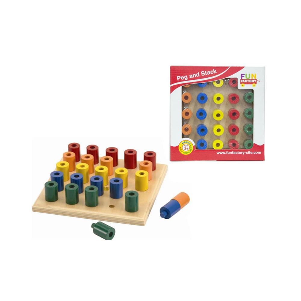 Peg and Stack Board