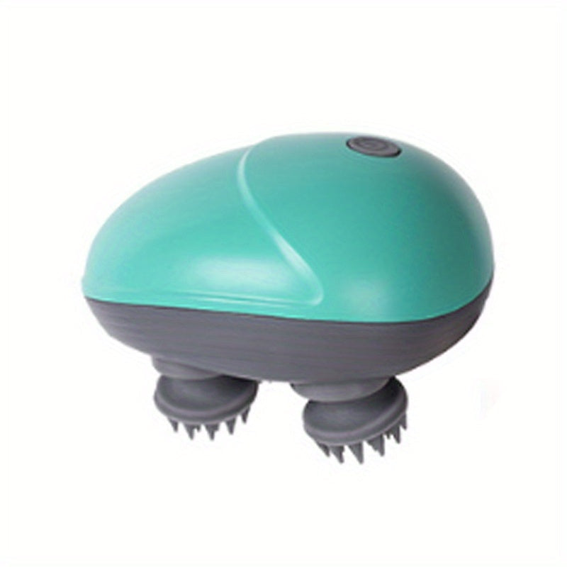 Electric Scalp Massager With Red Light, Waterproof Electric Hair Massager With 4 Massage Claw, Portable Head Massager Scalp Stress Relaxation, Handheld Hair Scalp Massager, Promote Hair Growth