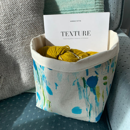 SALE Canvas Storage Baskets Large