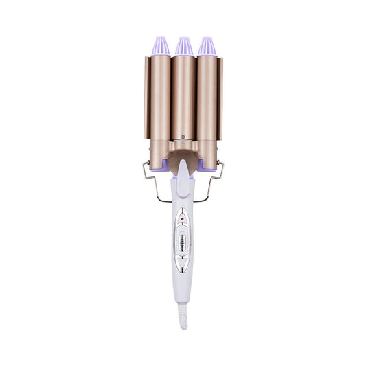 Create Stunning Waves & Curls with Women's Three-Tube Pear Flower Hair Curling Iron!