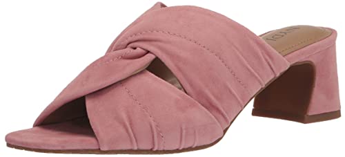 NYDJ Women's Mule Heeled Sandal, Blush Pink, 9