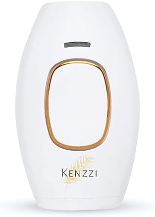 Kenzzi IPL Hair Removal Device - Permanent Hair Remover and Hair Growth Reduction Handset for Long Lasting Results - Pain-Free At Home Laser Hair Removal for Whole Body Treatment