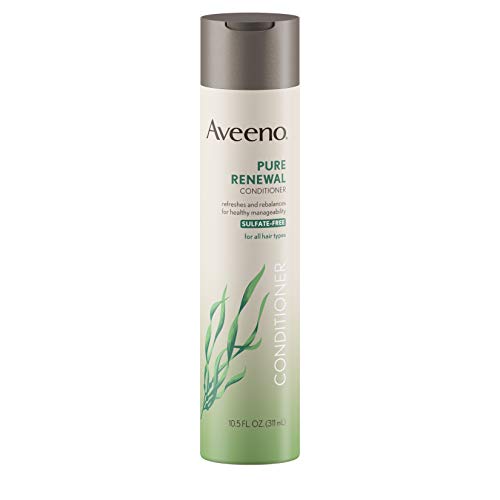 OGX Aveeno Pure Renewal Hair Conditioner Moisturizing Conditioner with Seaweed Extract SulfateFree Formula, 21 Fl Oz, (Pack of 2)