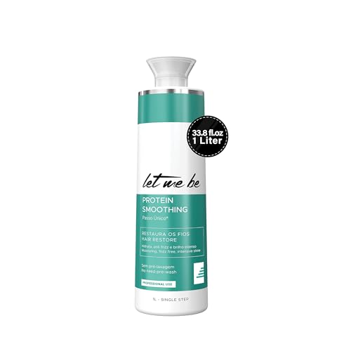 Let Me Be Protein Smoothing Treatment Single Step1L | Brazilian Keratin Treatment | Progressive Brush | Smoothing System