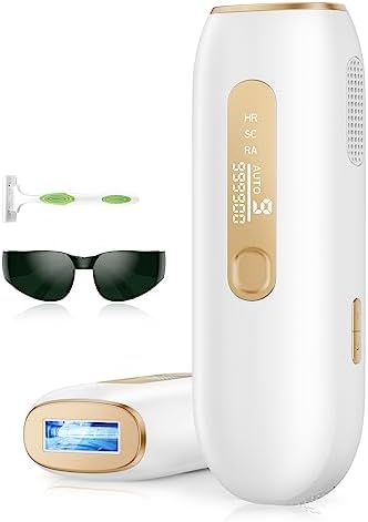 LAORICI Laser Hair Removal for Women and Men 3-in-1 Upgraded Function At-Home Permanent Hair Removal Device, 9 Levels IPL Painless Hair Removal Device for Facial Legs Arms Whole Body