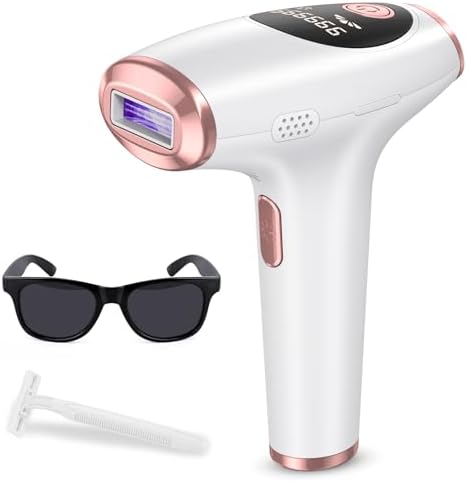 Laser Hair Removal For Women Permanent, Hair Removal Device At-Home 999999 Flashes IPL Hair Removal for Whole Body Use