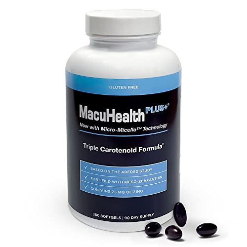 Macuhealth Plus+ Eye Vitamins Supplement for Adults 360 count