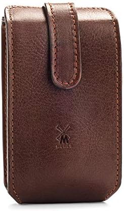 MÜHLE Travel Leather Travel Razor & Shaving Brush Hand-Made Case