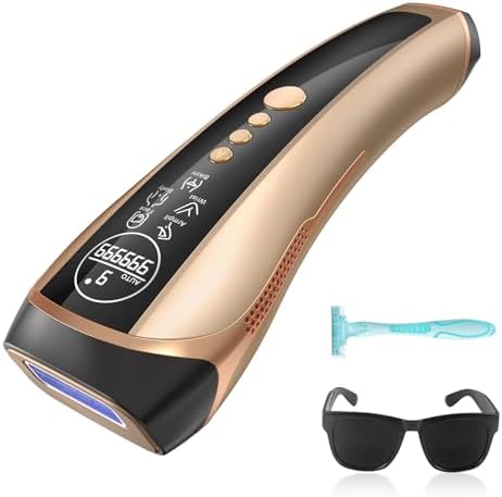 Laser Hair Removal for Women and Men,at Home IPL Hair Removal Upgraded 999999 Flashes Permanent Hair Remover,Painless Hair Remover on Face,Body,Bikini, Whole Body Treatment