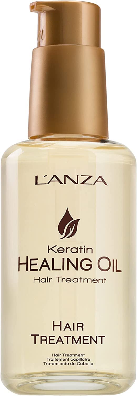 L'ANZA Keratin Healing Oil Treatment, Restores, Revives, and Nourish Dry Damaged Hair & Scalp, With Restorative Phyto IV Complex, Protein and Triple UV Protection (6.2 Fl Oz)