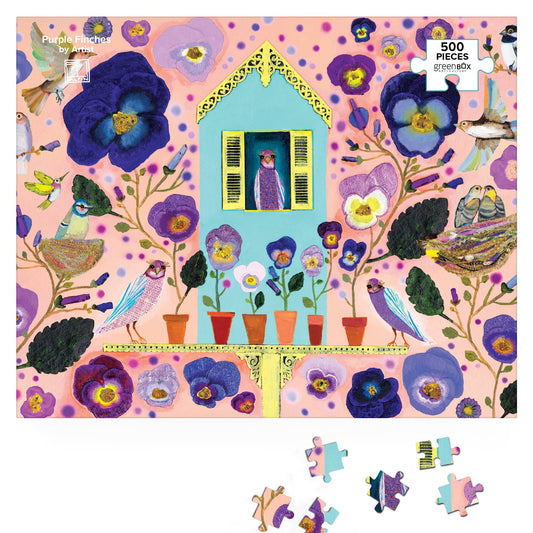 Purple Finches by Eli Halpin Puzzle (RTS)