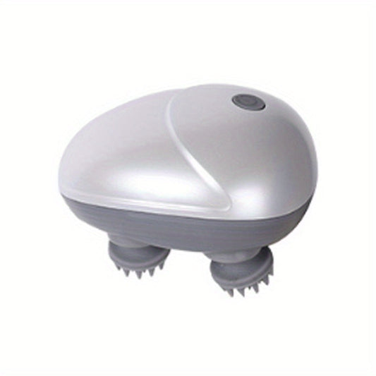 Electric Scalp Massager With Red Light, Waterproof Electric Hair Massager With 4 Massage Claw, Portable Head Massager Scalp Stress Relaxation, Handheld Hair Scalp Massager, Promote Hair Growth