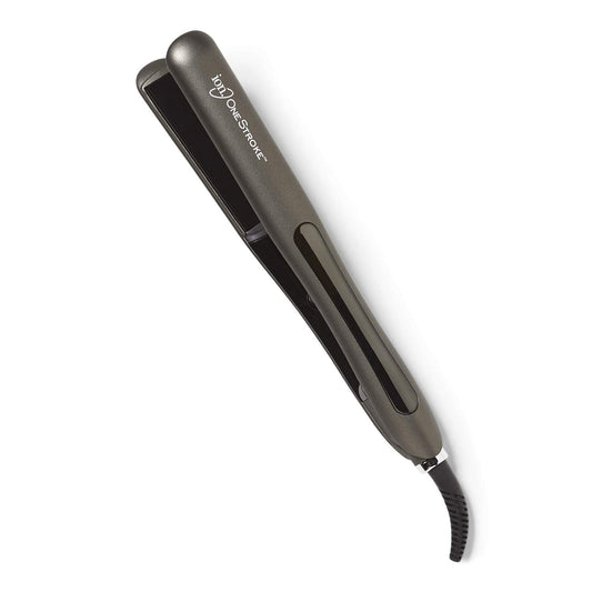 ion One Stroke Flat Iron 1 Inch, Auto Shut Off, Tri-Layer Heaters, Fast Heat Up, Tourmaline and Japanese Ionic-Ceramic Minerals