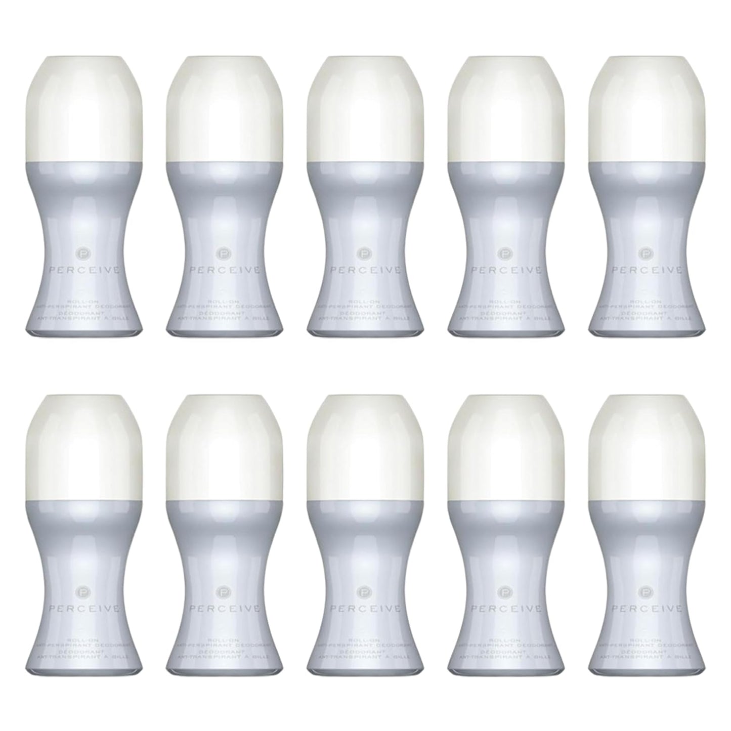 Perceive Antiperspirant Roll-On Deodorant 50 ml. For womans, Anti-perspirant Roll-On Deodorant, Floral and oriental scent, Notes of white pepper, yellow freesia and gardenia (Pack Of 10)
