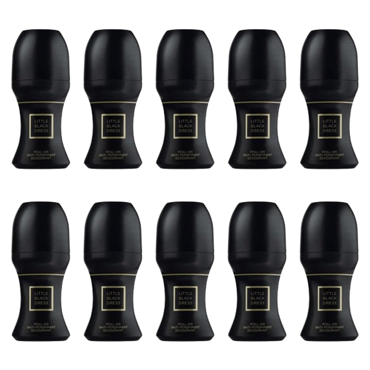 Little Black Dress Roll On Deodorant 50 ml, For Women, Day or night… Always in style! Oriental and floral scent Notes of honeysuckle, jasmine and sandalwood (Pack Of 10)