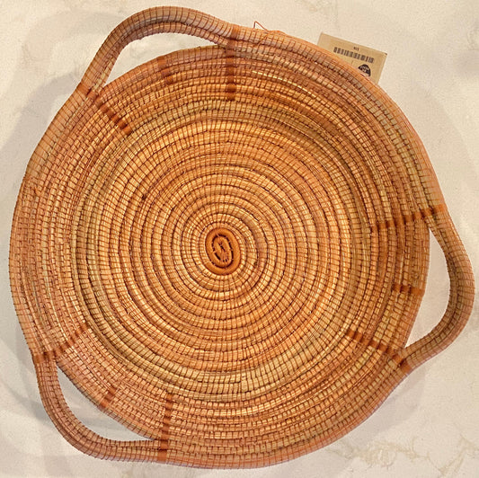 Pine Needle Basket, Caramel Triangle