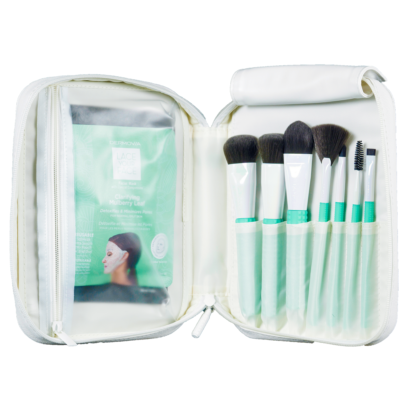 LARUCE x Dermovia Essential Facial Brush Set