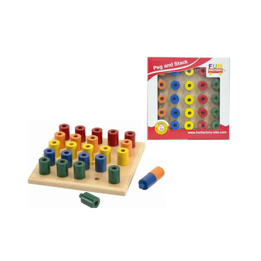 Peg and Stack Board