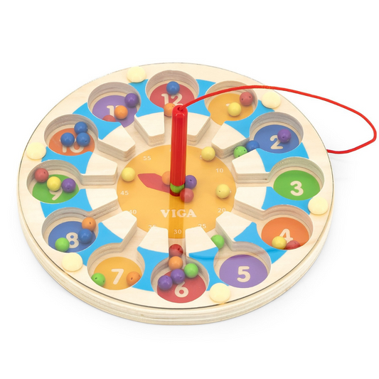 Magnetic Bead Tracing Clock