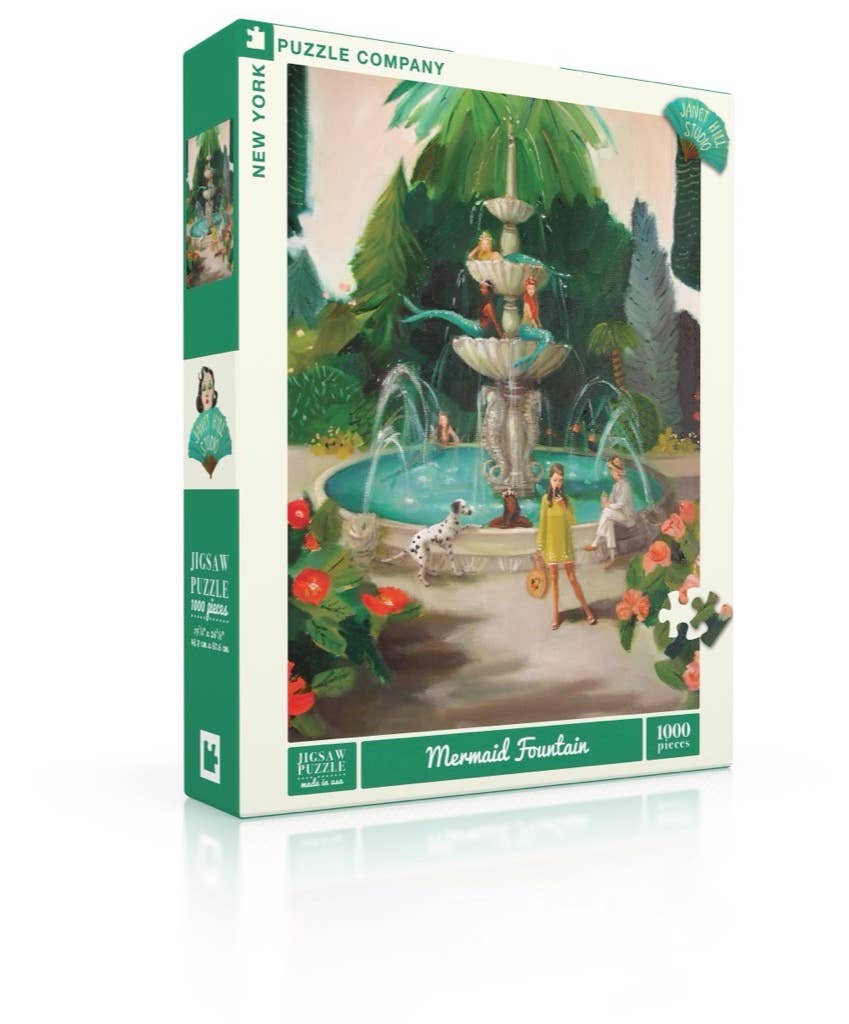 New York Puzzle Company - Mermaid Fountain