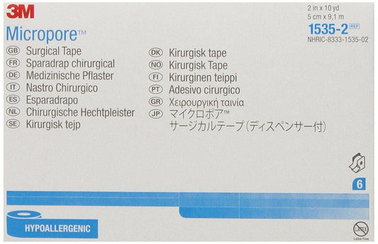 Micropore 15352 Medical Tape with Dispenser Case of 60