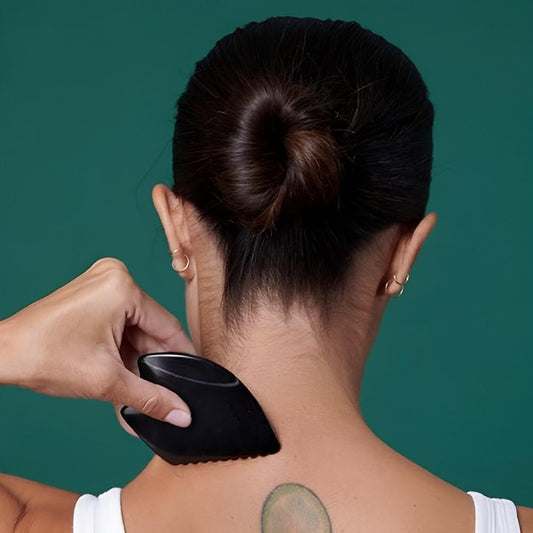Bian Stone Gua Sha Facial Body Massage Tool. Shop Massage Stones on Mounteen. Worldwide shipping available.
