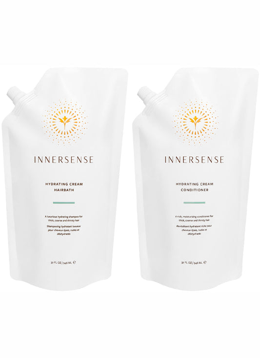Innersense Hydrating Cream Shampoo & Conditioner Refill Bundle