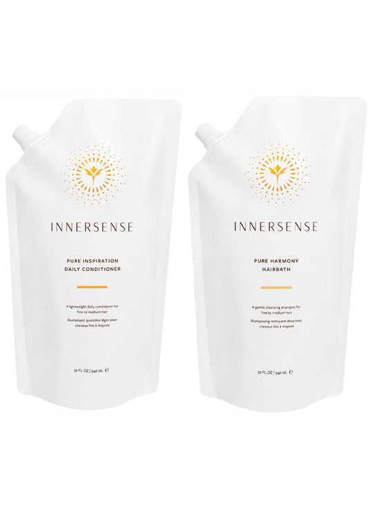 Innersense Pure Shampoo & Conditioner Refill Bundle