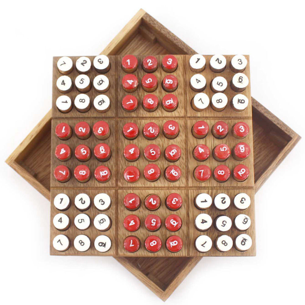 Wooden Sudoku Game